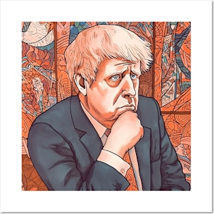 Boris Johnson leader Posters and Art